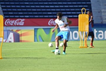 Colombia en el Metro, entrenamiento antes de Chile