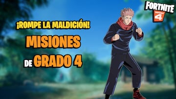 fortnite jujutsu kaisen evento rompe la maldicion misiones grado 4