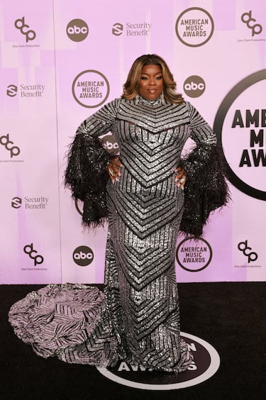 Yola posa antes del inicio de la gala. 