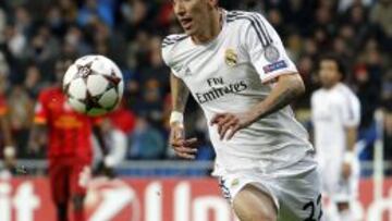 CONTRATO HASTA 2018. Di María ha jugado esta campaña el 69% de los minutos con el Real Madrid.