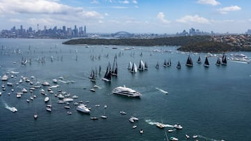 Start of the Rolex Sydney Hobart yacht race
