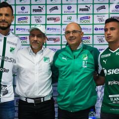 Deportivo Cali presenta a su técnico y sus dos refuerzos
