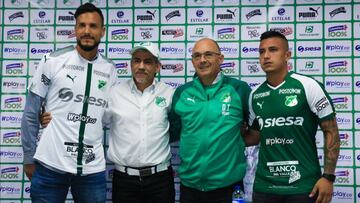 Deportivo Cali presenta a su técnico y sus dos refuerzos