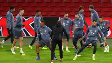 Entrenamiento del Bayern.