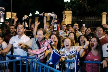 Las imágenes de la celebración del Real Madrid en Cibeles