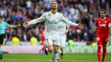 Cristiano, suma y sigue ante el Sevilla: 27 goles en 18 partidos