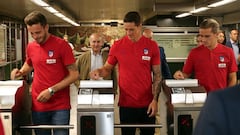 Atletico Madrid unveil Estadio Metropolitano Metro stop - in pictures