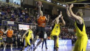 Jimmy Baron, en su &uacute;ltimo partido con el Montakit Fuenlabrada.