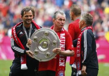 El Bayern celebra el título de campeón de la Bundesliga