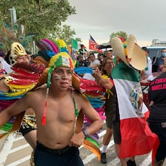 Houston fue un carnaval: el color del México vs Canadá