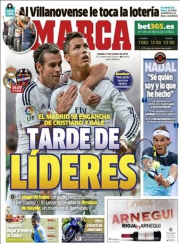 Portadas de la prensa deportiva