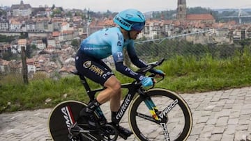 Resumen y resultado de la 4? etapa del Criterium del Dauphin¨¦: el Astana se exhibe