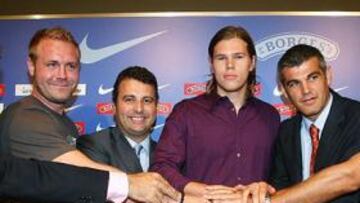 El Barcelona presentó a sus tres refuerzos.