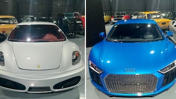 Un Porsche y un Audi de entre los vehículos incautados en una mansión atribuida a Chiqui Tapia, presidente de la AFA, y Pablo Toviggino, tesorero.