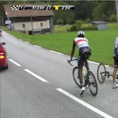 Tom Dumoulin se cae en el Tour: peligran los Juegos