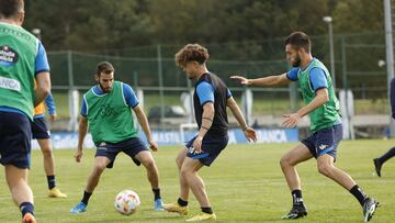 Soriano y Lapeña ya se entrenaron con el grupo.