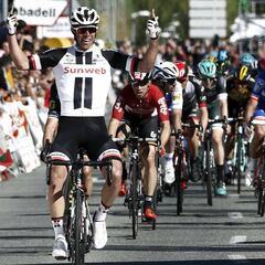 Matthews gana el esprint de País Vasco y caída de Contador