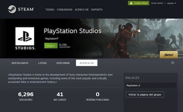 PlayStation Studios ya cuenta con su propia página de mentor en Steam