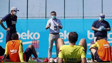 El primer equipo y el filial del Barça, en contra del 'tijeretazo' salarial propuesto por el club