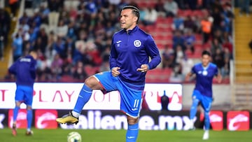   Christian Tabo of Cruz Azul during the game Necaxa vs Guadalajara, corresponding to Round 3 of the Torneo Clausura 2023 of the Liga BBVA MX, at Victoria Stadium, on January 21, 2023.

<br><br>

 Christian Tabo de Cruz Azul durante el partido Necaxa vs Guadalajara, Correspondiente a la Jornada 03 del Torneo Clausura 2023 de la Liga BBVA MX, en el Estadio Victoria, el 21 de Enero de 2023.