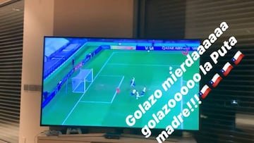 Los eufóricos gritos de Vidal en los goles de la Roja Sub 17