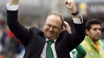 <b>SATISFECHO. </b>Pepe Mel seguirá siendo el entrenador del Betis la próxima temporada.