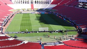 General View Stadium during the international friendly between Mexico (Mexican National team) and Colombia, at United Airlines Field at the Memorial Coliseum on December 16, 2023 in Los Angeles, California.