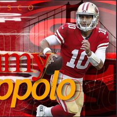 Jimmy Garoppolo a un partido de la gloria con San Francisco