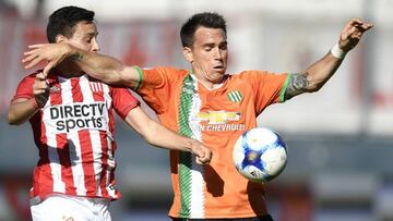 Imagen del partido entre Estudiantes y Banfield.