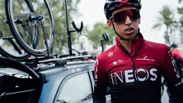 Egan Bernal, corredor del conjunto Ineos.