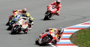 Dani Pedrosa  durante el  GP de la República Checa