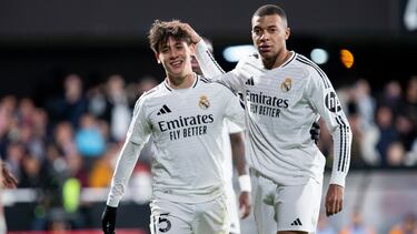 04/01/25 COPA DEL REY
PARTIDO UNICO DIECISEISAVOS
DEPORTIVA MINERA - REAL MADRID
QUINTO GOL ARDA GULER 0-5 ALEGRIA KYLIAN MBAPPE