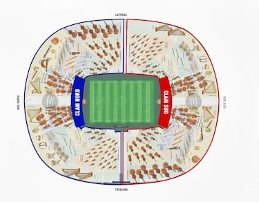 La grada de animación más ambiciosa