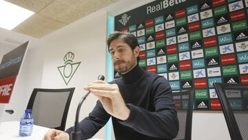 V&iacute;ctor S&aacute;nchez del Amo antes de una rueda de prensa. 