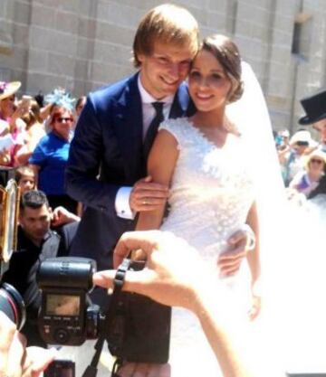 Boda de Rakitic con Raquel Mauri en la Catedral de Sevilla