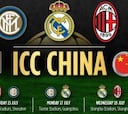 Rivales para los partidos del Madrid en China: Inter y Milán