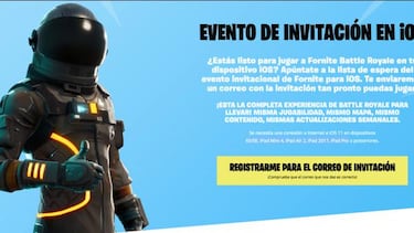 Cómo participar en la beta de Fortnite Battle Royale Mobile