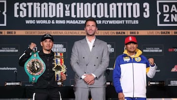 'Gallo' Estrada y 'Chocolatito' Gonz¨¢lez.