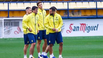 VILA-REAL 02/10/2020
 ENTRENAMIENTO DEL VILLARREAL. GRUPO
 FOTOS ANGEL SANCHEZ