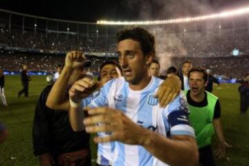 Celebración de Diego Milito.