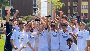 Juvenil A del Madrid, campe¨®n en Portugalete.