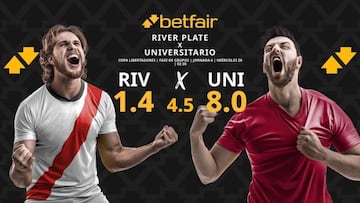 CA River Plate vs. Universitario de Deportes: horario, dónde ver, pronósticos y cuadro
