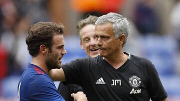 Mata y Mourinho.