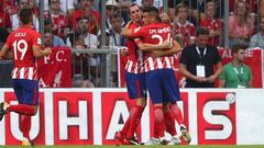 Atlético de Madrid - Nápoles en imágenes