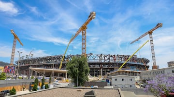 Imagen de cmo se encuentra actualmente el exterior del Camp Nou.