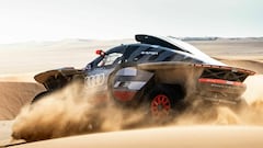 207 EKSTROM Mattias (swe), BERGKVIST Emil (swe), Team Audi Sport, Audi RS Q E-Tron E2, FIA Ultimate, aFIA W2RC, ction during the Stage 2 of the Dakar 2024 on January 7, 2024 between Al Henakiyah and Al Duwadimi, Saudi Arabia - Photo Marcin Kin / DPPI