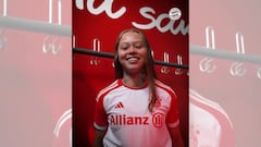 El Bayern Múnich hizo oficial la contratación de la colombiana Ana María Guzmán.