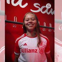 Ana María Guzmán ya viste la camiseta del Bayern Múnich
