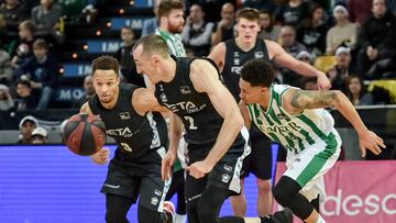 21/12/19 PARTIDO DE BALONCESTO ACB ENDESA RETABET BILBAO BASKET - COOSUR REAL BETIS BROWN Y ROUSSELLE