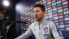 Simeone comentó el interinato de Solari en Real Madrid